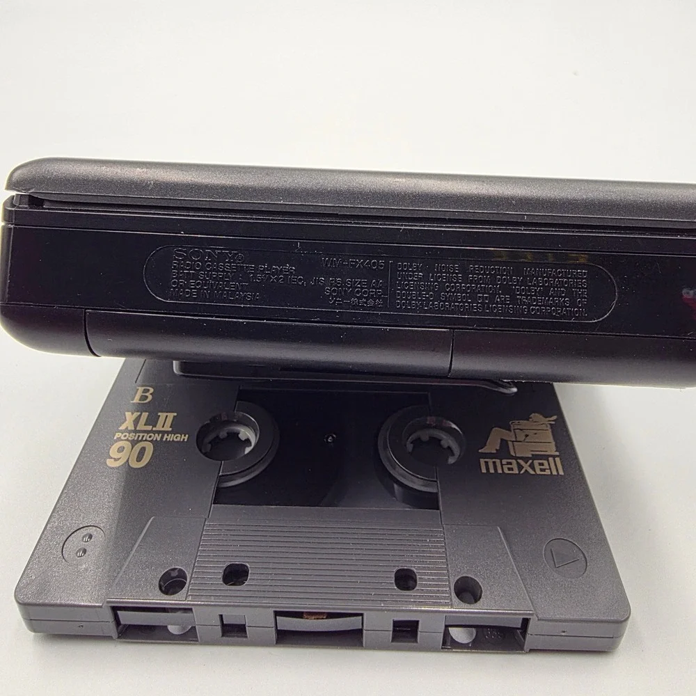 Sony Walkman WM-FX405 AM FM Radio Cassette Player Auto Reverse Mega Bass Black